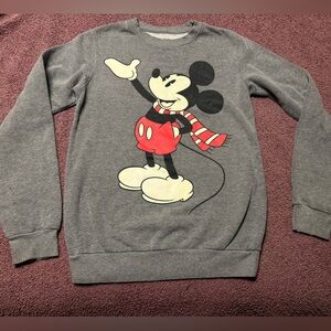 Gray Disney Mickey Mouse Sweatshirt